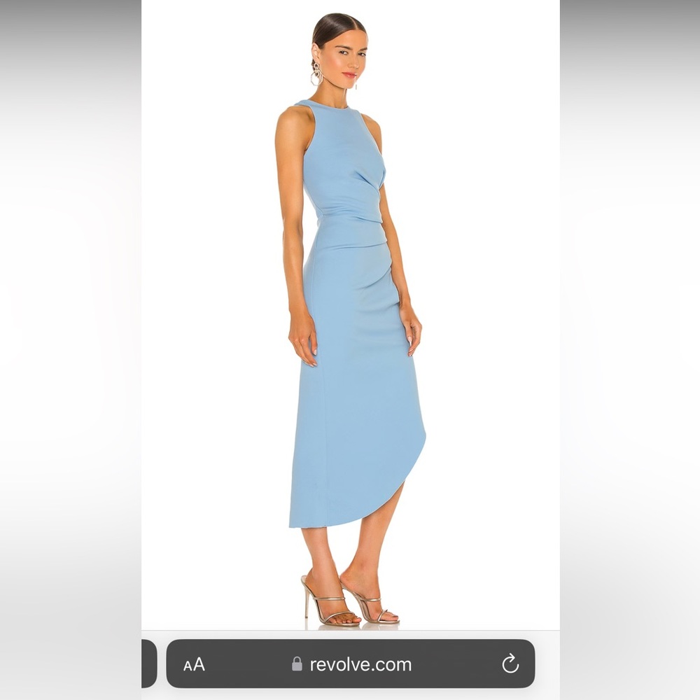MISHA IDA Dress - POWDER BLUE- size XL - US size 10 (originally from revolve)
